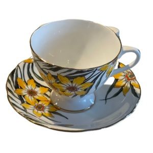 GLADSTONE BONE CHINA TEA CUP AND SAUCER